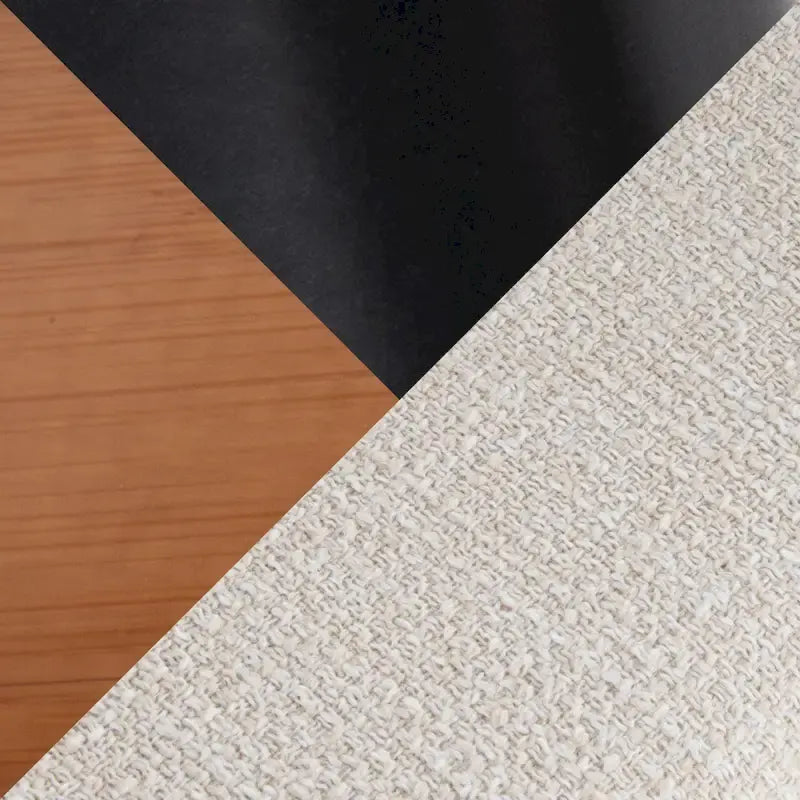 Tabouret de comptoir à hauteur fixe 26 pouces en tissu Noise
