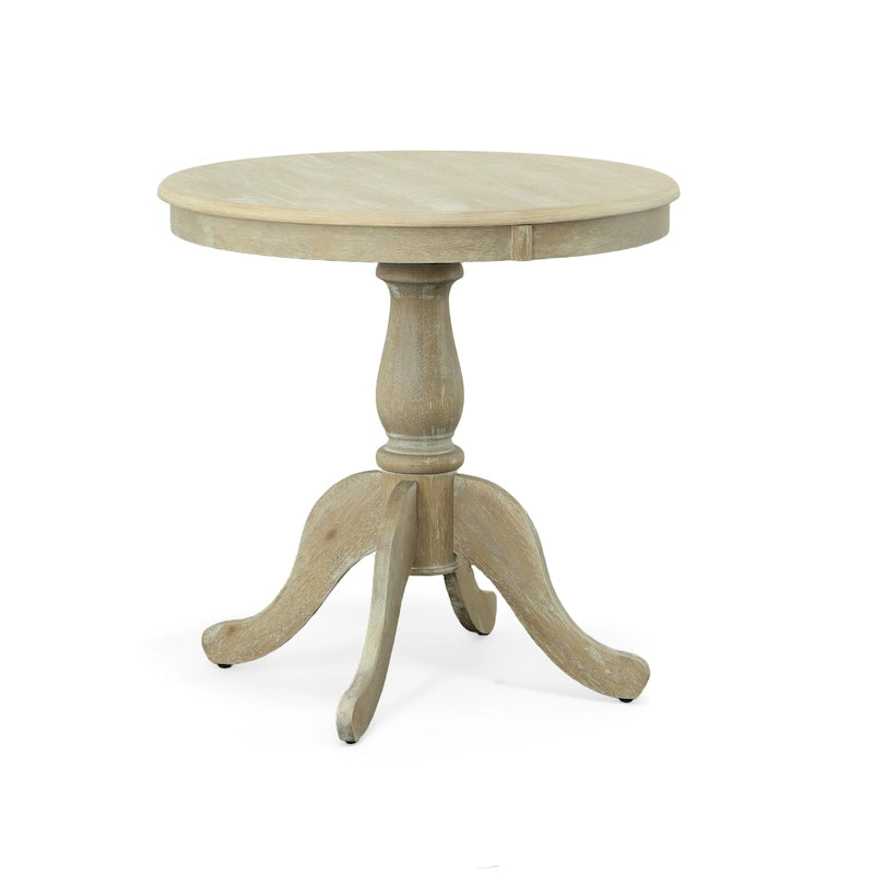Table à manger ronde sur pied de 76 cm