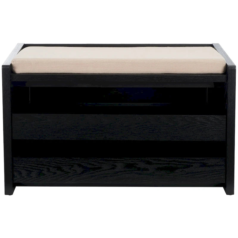 Banc de Rangement à Chaussures Chêne / Beige