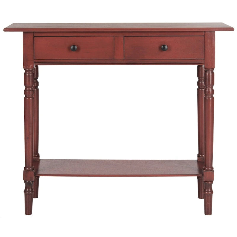Table console grise à 2 tiroirs 38 L x 13 P x 32 H