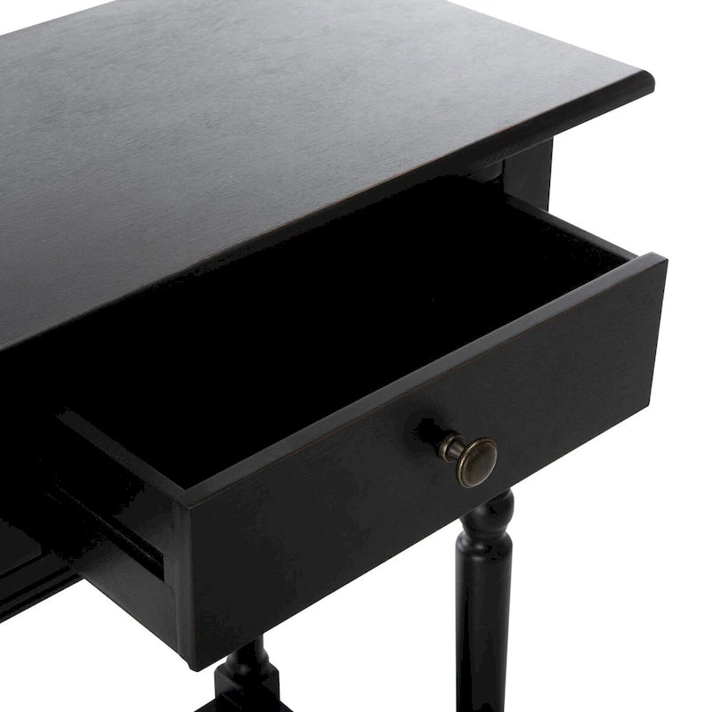 Table console grise à 2 tiroirs 38 L x 13 P x 32 H